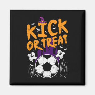 Halloween Soccer Kick Or Treat Football Costume Bo Magnet
