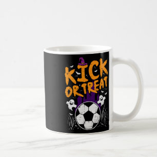 Halloween Soccer Kick Or Treat Footbyll Costume Bo Coffee Mug