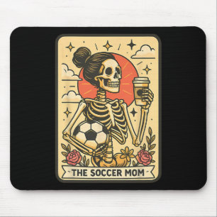Halloween Soccer Mom Tarot Card Soccer Mama Sports Mouse Pad