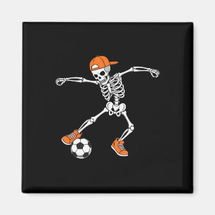 Halloween Soccer Skeleton Footll Trick Or Treat Sp Magnet
