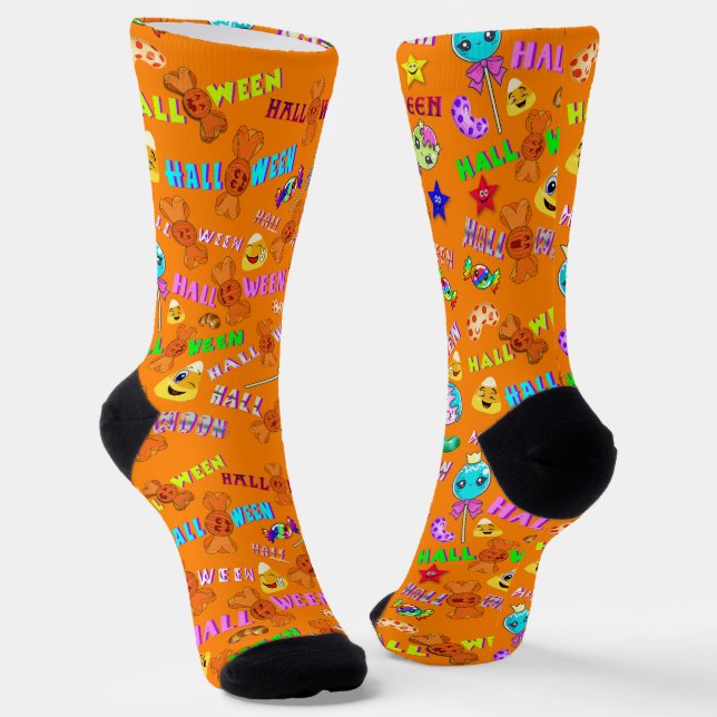 Halloween Socks (Angled)