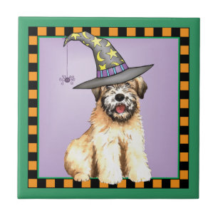 Halloween Soft Coated Wheaten Terrier Tile