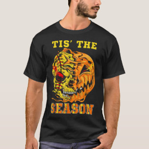 Halloween Softball Tis The Season Pumpkin Softball T-Shirt