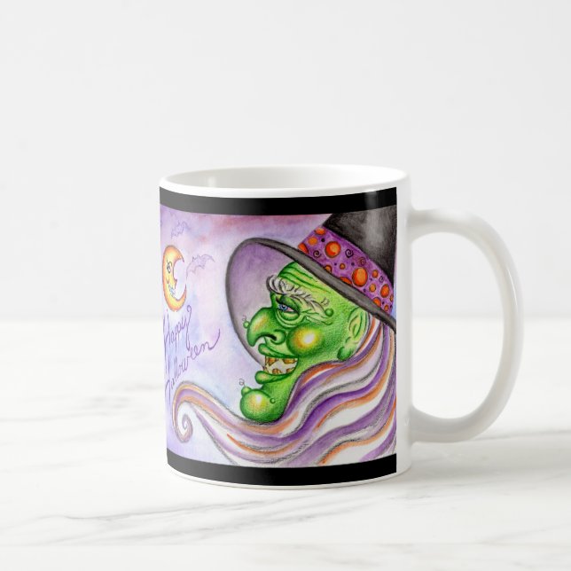 Halloween sorcière Mug (Droite)