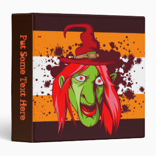 Halloween sorcière personnalisée Avery Classeur