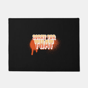 Halloween, sorry for that doormat