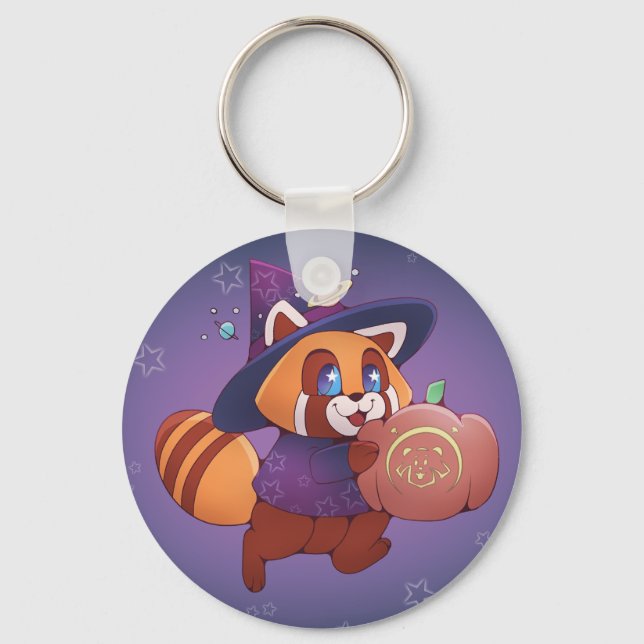 Halloween Space Panda Keychain (Front)