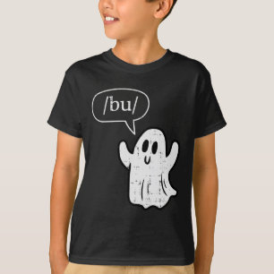 Halloween Speech Therapy Ghost Bu Boo Slp Costume T-Shirt