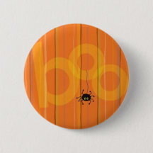 Halloween Spider Boo Button