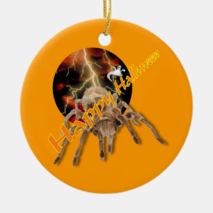 Halloween Spider Ceramic Ornament