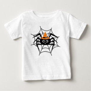 Halloween Spider in Web Tshirts and Gifts