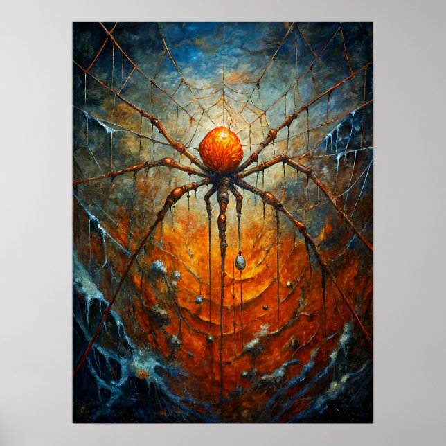 Halloween Spider Poster (Front)