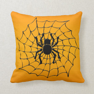 Halloween Spider Throw Pillow