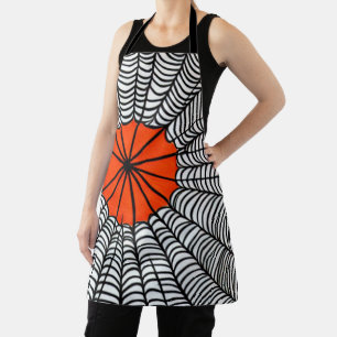Halloween Spider Web Apron