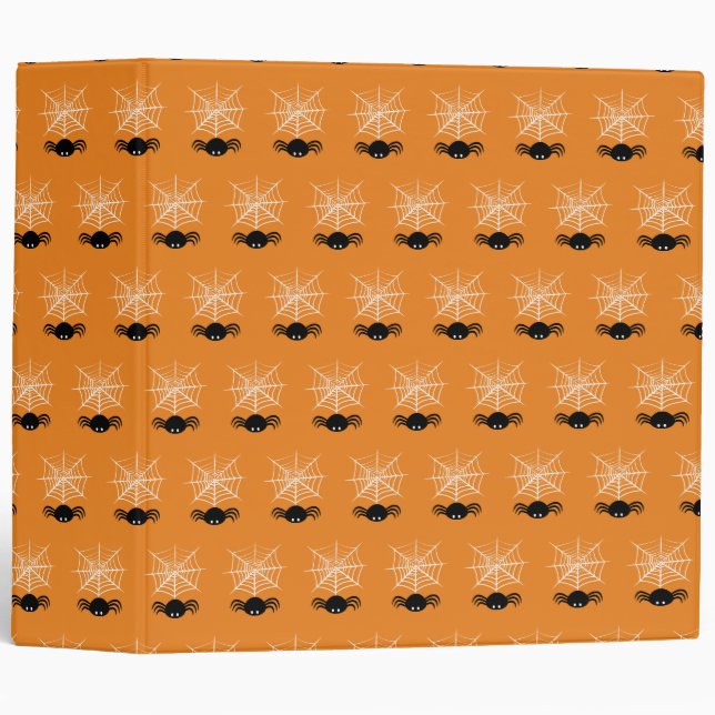 Halloween Spider Web  Binder (Front/Spine)