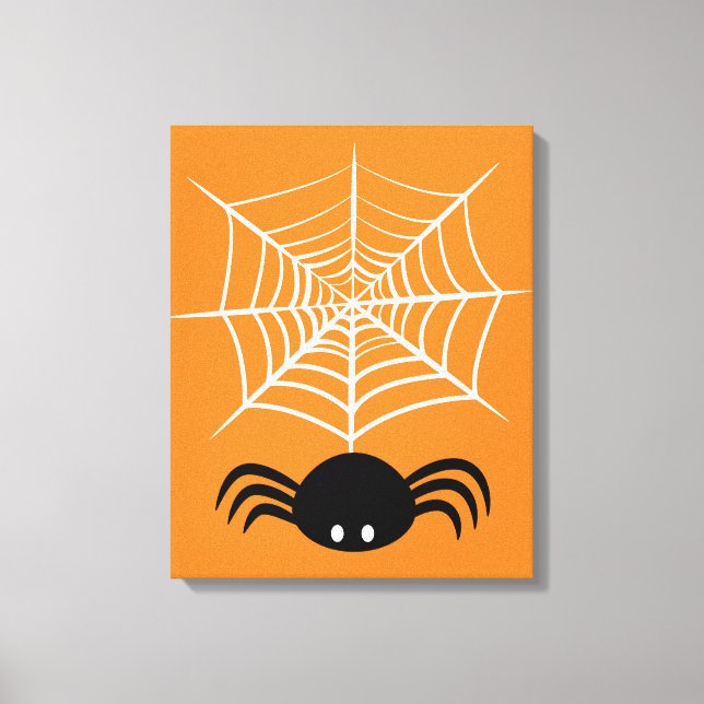 Halloween Spider Web  Canvas Print (Front)