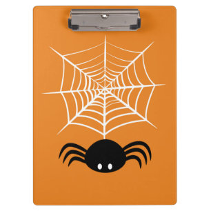 Halloween Spider Web  Clipboard