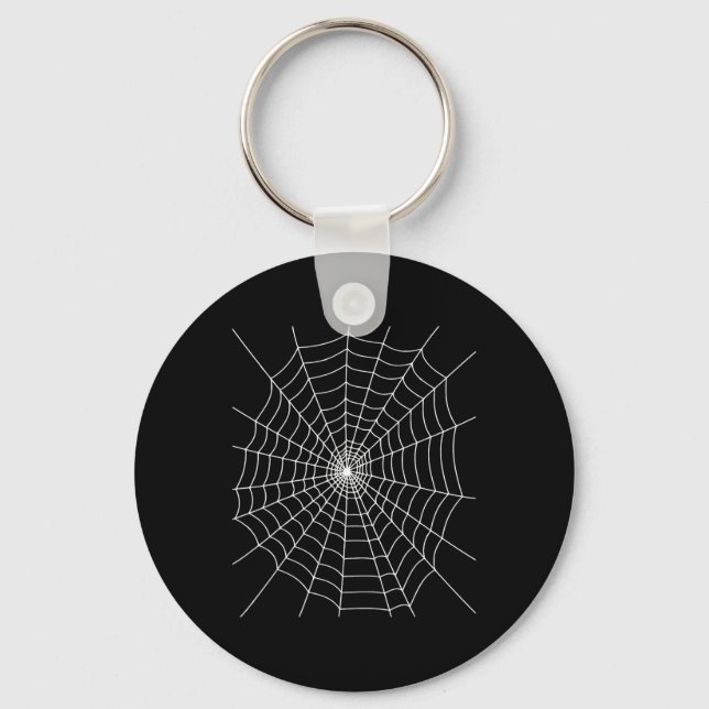 Halloween Spider Web Costume  Keychain (Front)