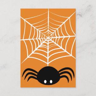 Halloween Spider Web Enclosure Card
