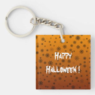 Halloween Spider Web Keychain
