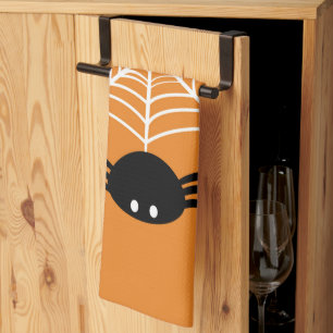 Halloween Spider Web  Kitchen Towel