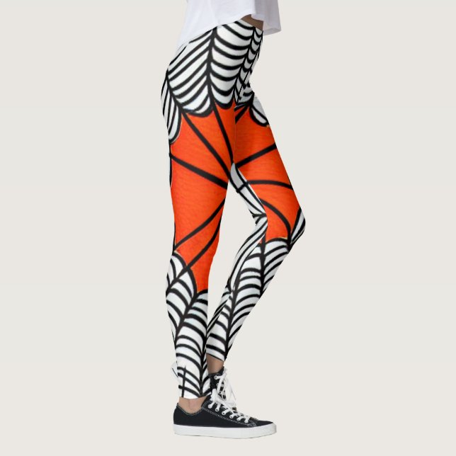 Halloween Spider Web Leggings (Right)