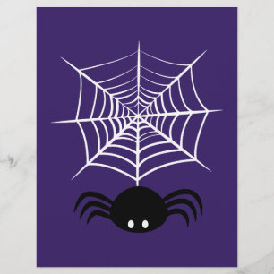 Halloween Spider Web  Letterhead