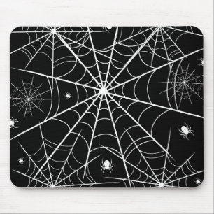 Halloween Spider Web Mouse Pad