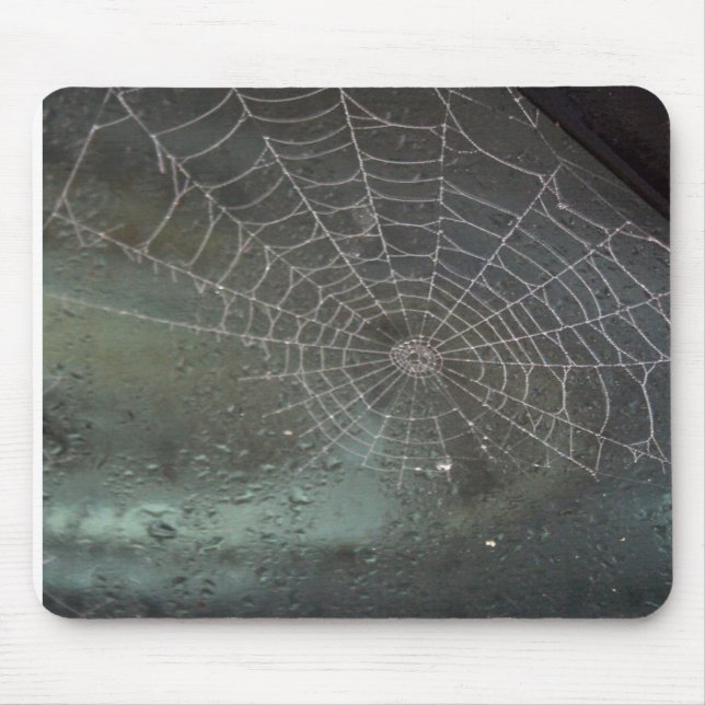 Halloween Spider Web Mousepad (Front)