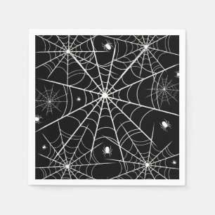 Halloween Spider Web Napkin