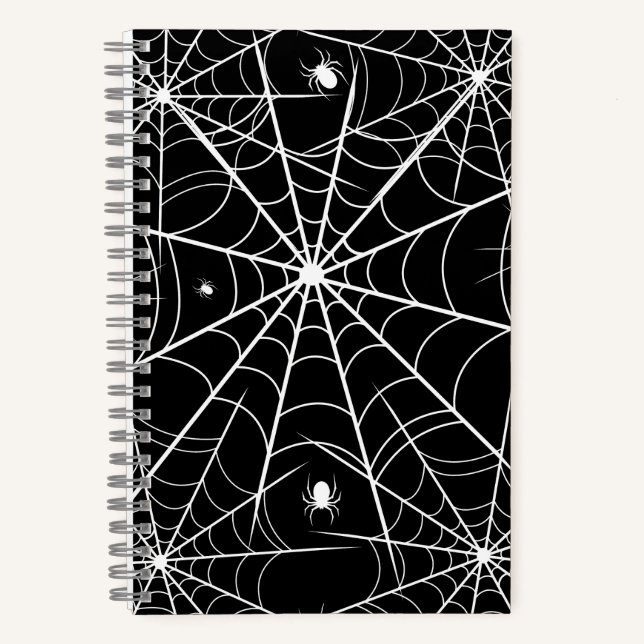 Halloween Spider Web Notebook (Front)