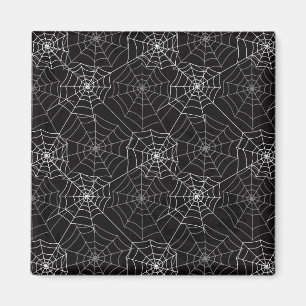 Halloween Spider Web Pattern Magnet
