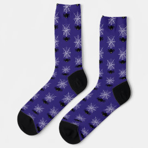 Halloween Spider Web Socks