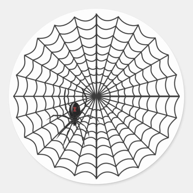 Halloween Spider Web Stickers (Front)