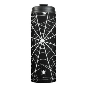 Halloween Spider Web Thermal Tumbler
