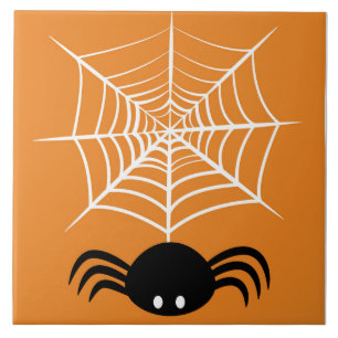 Halloween Spider Web Tile