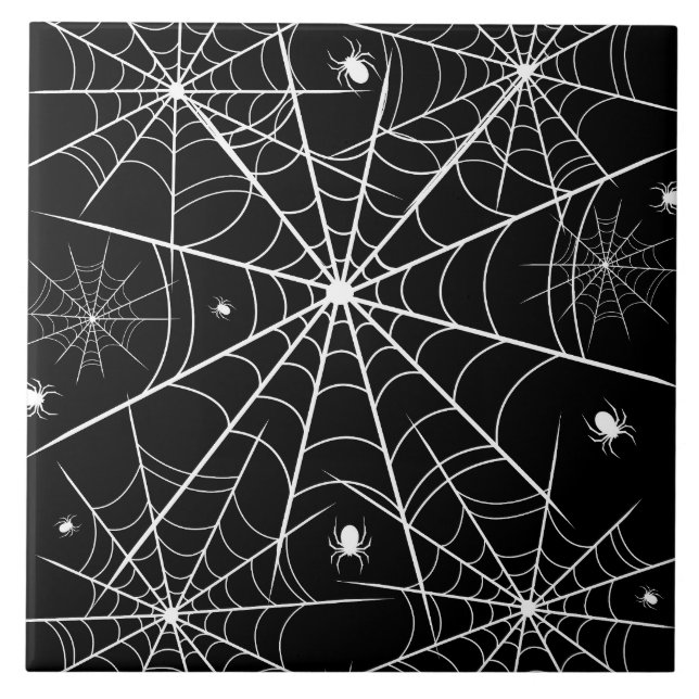 Halloween Spider Web Tile (Front)