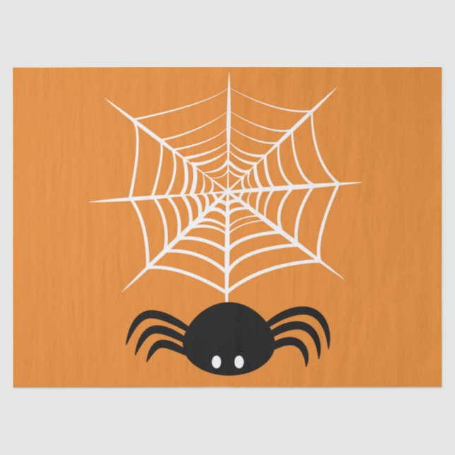 Halloween Spider Web  Tissue Paper (Front)