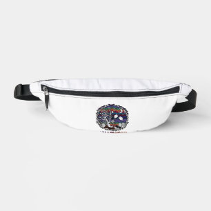 Halloween Spider Web Tree Ghosts Pumpkins Tombston Fanny Pack