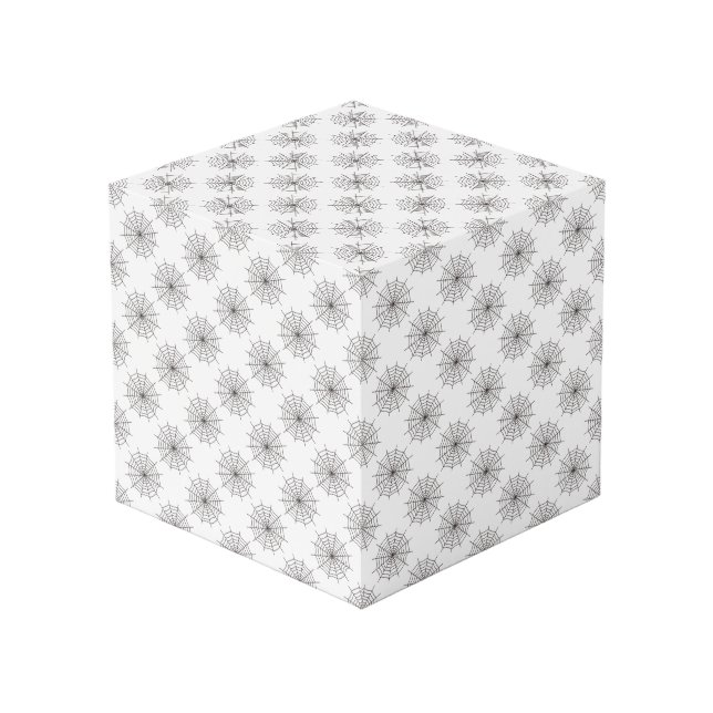 Halloween, Spider Web, Trick Or Treat, Boo Cube (Front Angled)