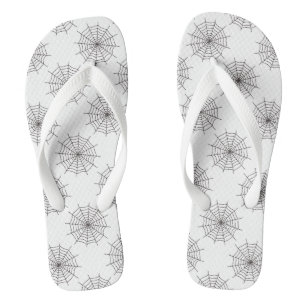 Halloween, Spider Web, Trick Or Treat, Boo Flip Flops