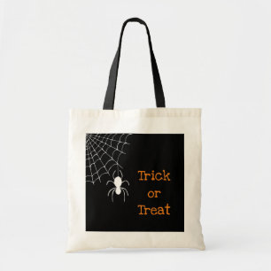 Halloween Spider Web Trick or Treat Tote Bag