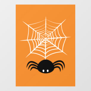 Halloween Spider Web  Window Cling