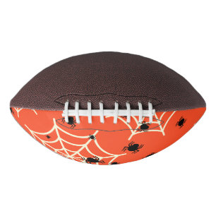 Halloween Spiders on Web Football