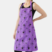 Halloween Spiders Purple