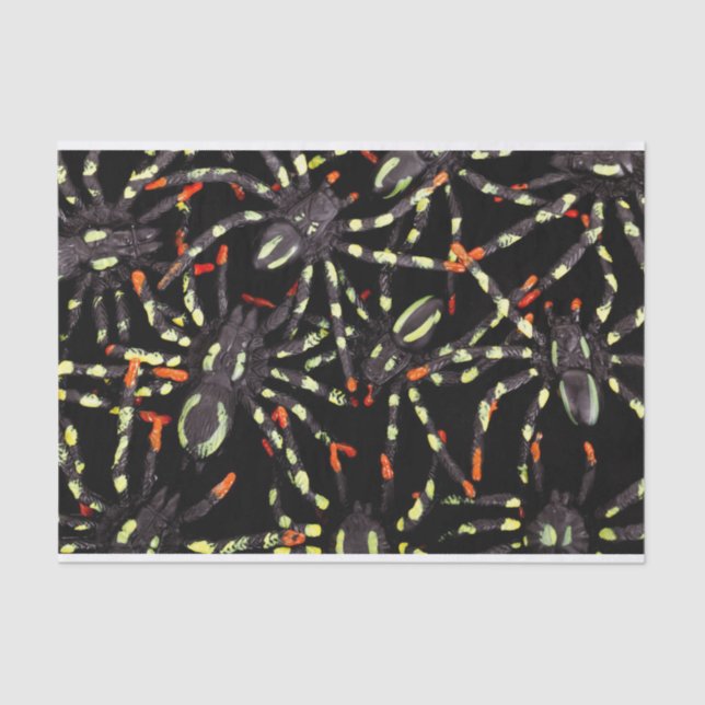 halloween spiders tissue paper (Front)
