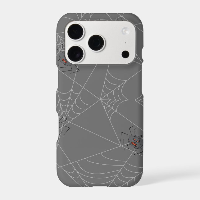 Halloween spiders web and pumpkins    (Back)