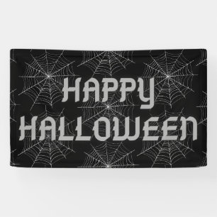 Halloween Spiderweb Banner