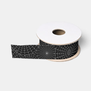 Halloween Spiderwebs Grosgrain Ribbon