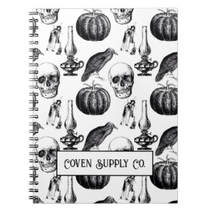 Halloween Spiral Notebook – Vintage Gothic